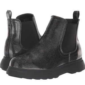 DV Dolce Vita Girl's Cole Ankle Boot black sparkle